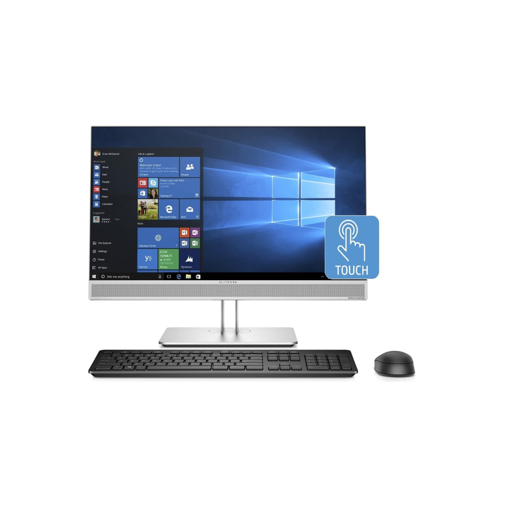 AIO HP ELITEONE 800 G4 - RAM 16GB - PROC I5 GEN8 - SSD 256GB - GRAF 8GB TOT - DISP 24" FHD TOUCH