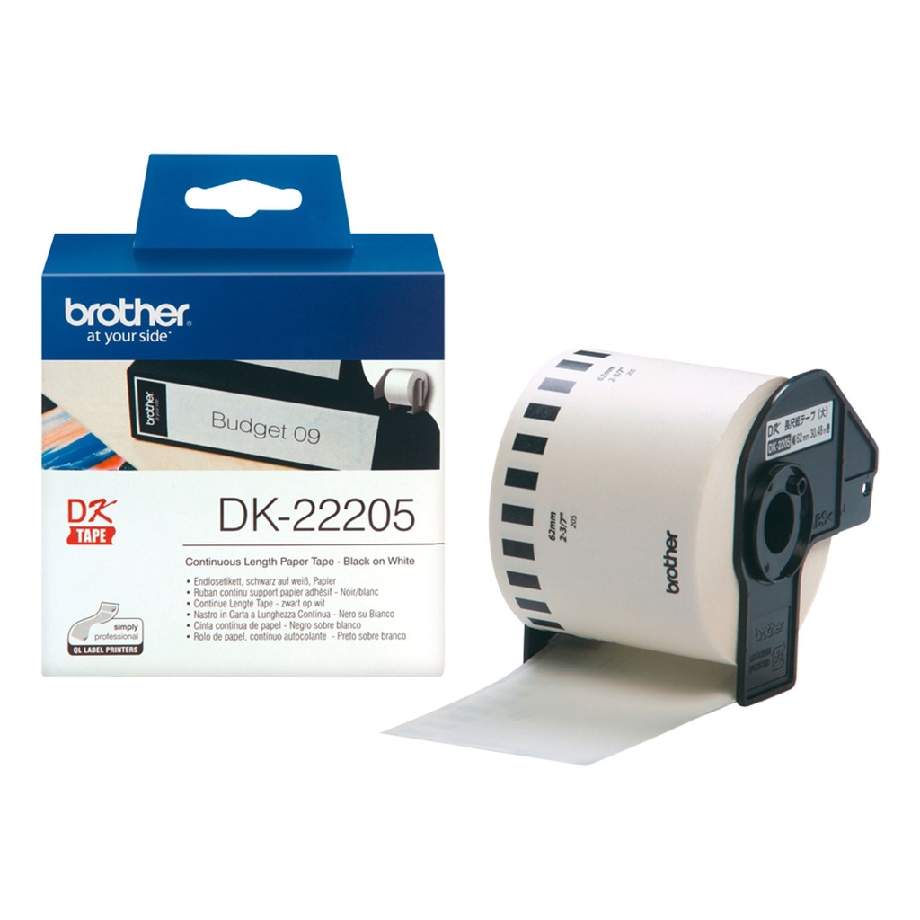 LABEL PAPER DYMO BROTHER DK-22205