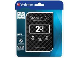 VERBATIM 2TB Black USB3.0 HDD (2.5")