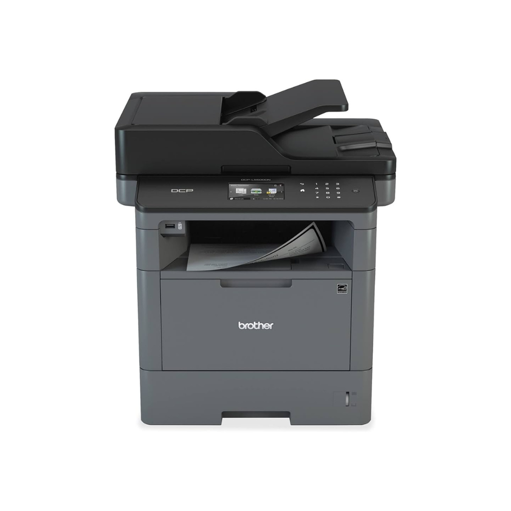 PRINTER, BROTHER, MFP, BLACK & WHITE, LASER, A4, 42 PPM, DUPLEX, USB, NETWORK, TOUCH, DCP - L5500DN