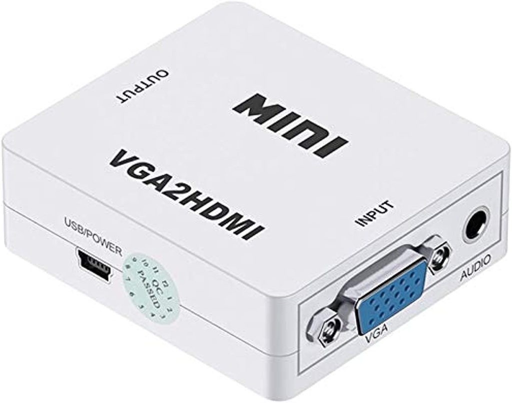 HD VIDEO CONVERTER MINI - HDMI TO VGA FULL HD1080P