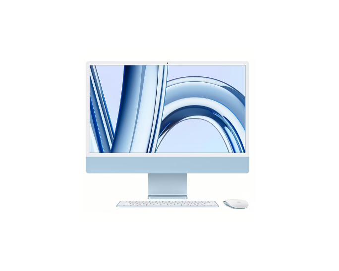 IMAC M3 - RAM 8GB - PROC M3 CHIP - SSD 256 GB - GRAF 8 CORE GPU - DISP 24" 4.5 K BLUE