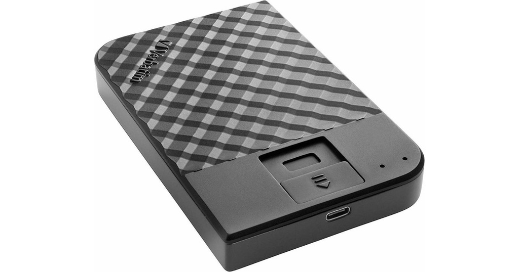VERBATIM FINGERPRINT SECURE HDD 2,5" (6.35CM) 1TB USB 3.2  GEN 1, 256-bit AES ENCRYPTION