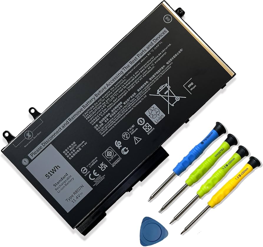 Bateri Dell Precision 3540 M3550 Latitude 5400 5410 5500 5510 Inspiron 7590/7591/7791 2-in-1 Series - R8D7N