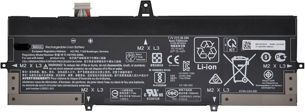 Bateri HP EliteBook X360 1030 G3 G4/1030 G3 - BM04XL