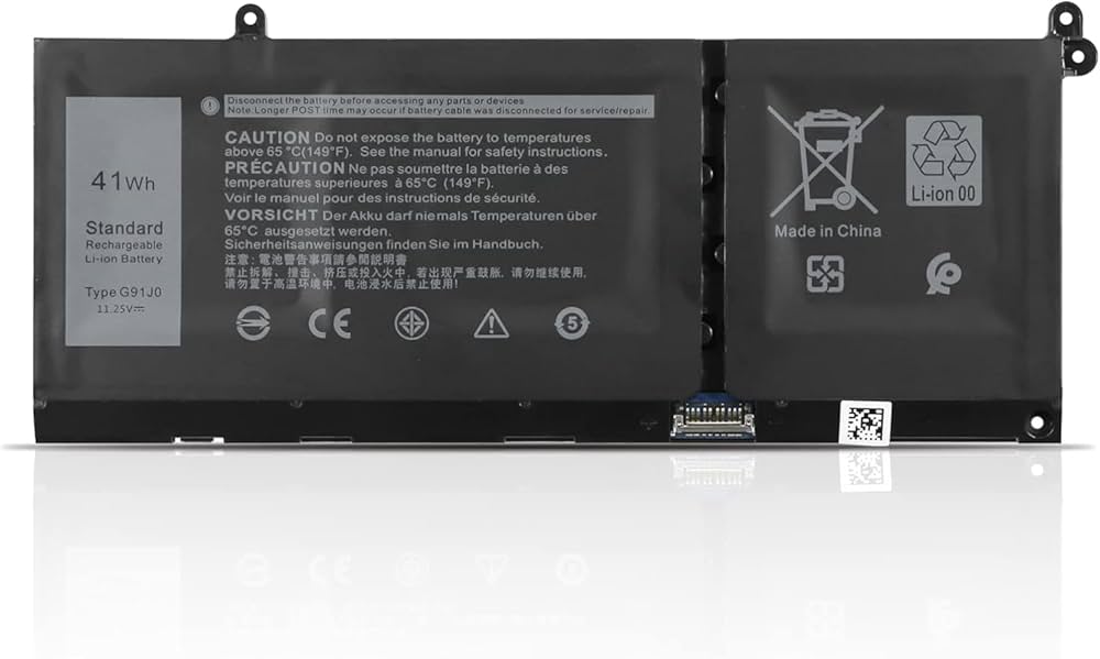 Bateri Dell inspiron 3510 3515 3511 5515 5510/5518 5410(2-in-1)/5418 vostro 5410 5510 Latitude 3320 Series - G91J0