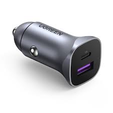 UGREEN A+C Dual-Port Car Charger PD30W+SCP22.5W-16