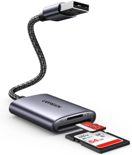 UGREEN USB-A to SD/TF Memory Card Reader Alu Case-49