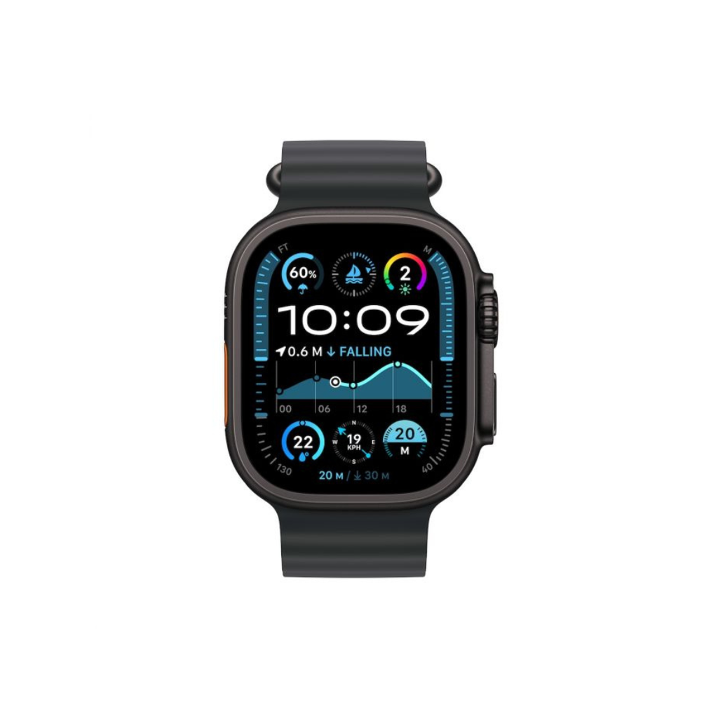 APPLE WATCH ULTRA 2  49 MM BLACK TI BLACK OCEAN BAND