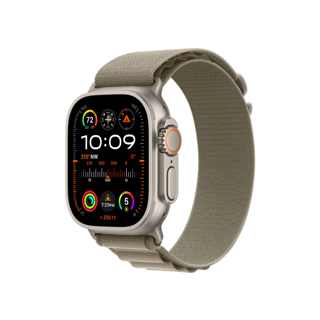 APPLE WATCH ULTRA 2  49 MM TITANIUM OLIVE APLINE LOOP