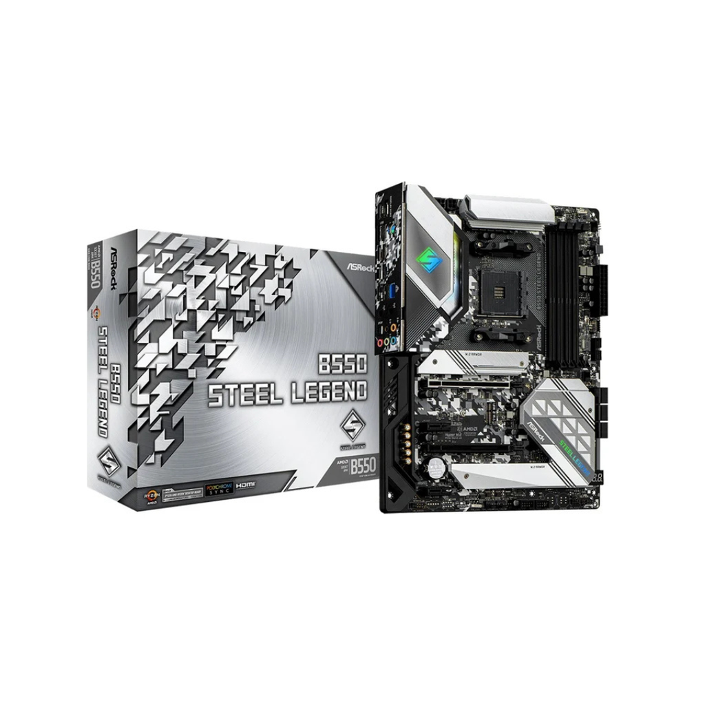 MOTHERBOARD AMD AM4 ATX - B550 STEEL LEGEND