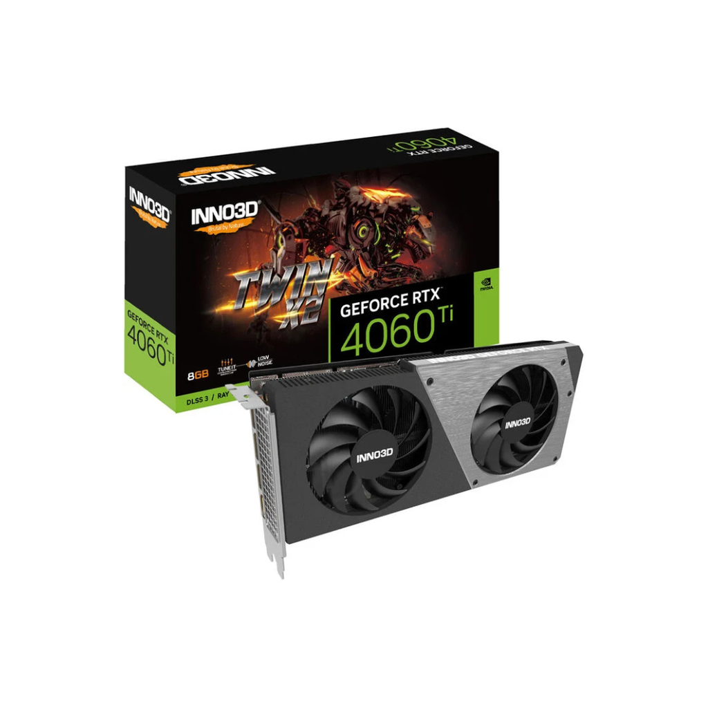 KARTE GRAFIKE - PCIE RTX 4060 Ti 8GB Inno3D X2 OC GDDR6