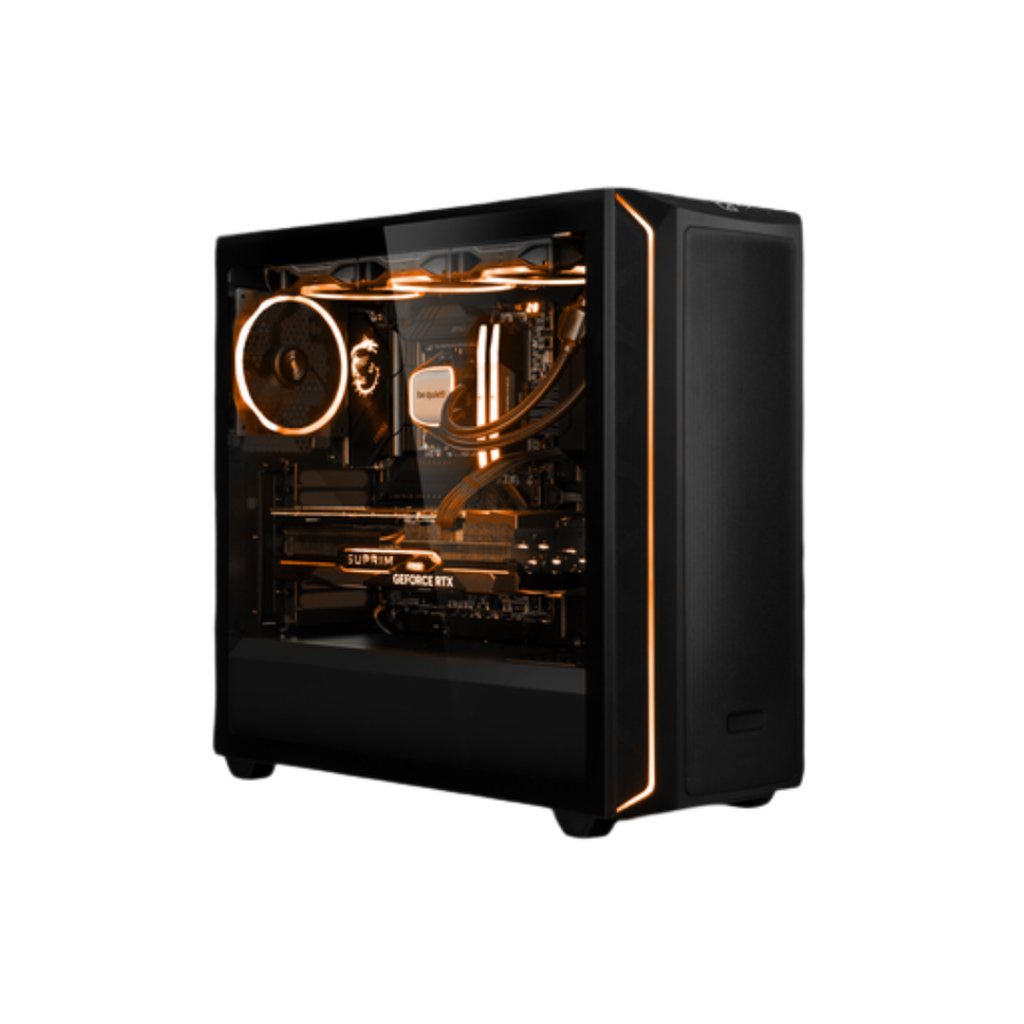 PC GAMING - BE QUIET 800DX - 850W - B760 PRO - RAM 32GB DDR5 - NVME 1TB - PROC I9 14900KF - LIQUID 360 MM - RTX 3090 24GB