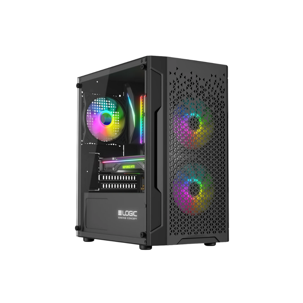 PC GAMING - LOGIC ARAMIS - 700W - B760M - RAM 32GB DDR4 - NVME 1TB - PROC I5 14400F - RTX 3060 12GB