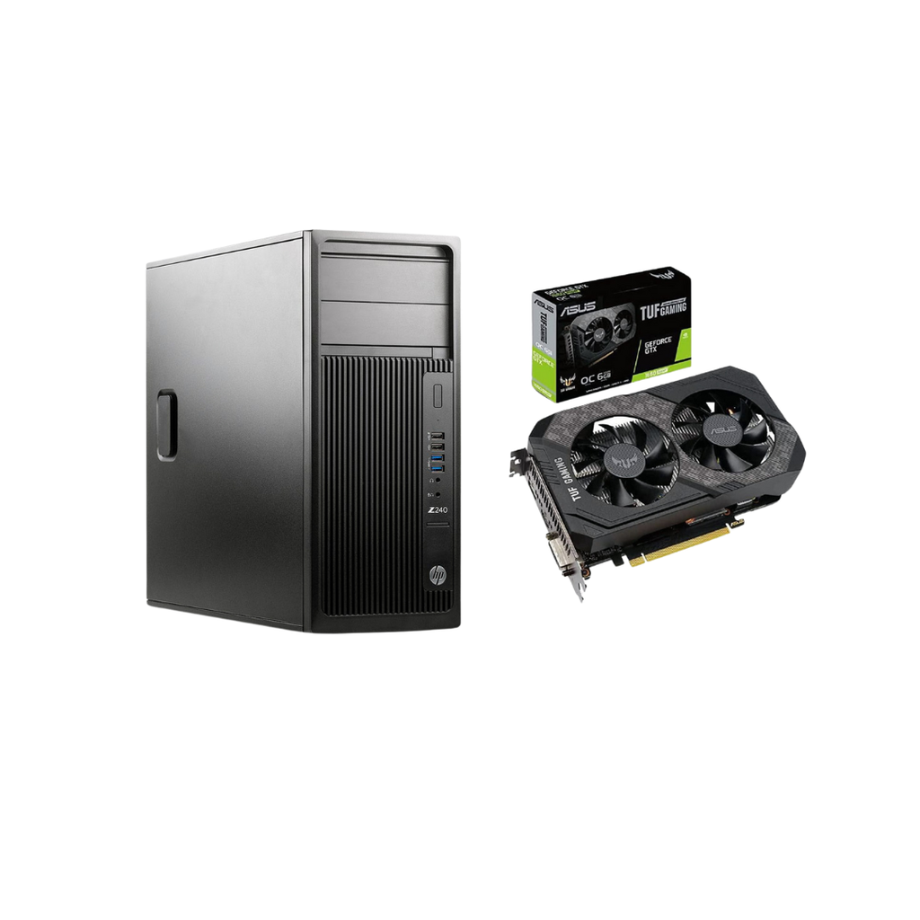HP Z240 TOWER - RAM 16GB - PROC I7 GEN7 - SSD 512GB - GRAF RTX 3050 6GB