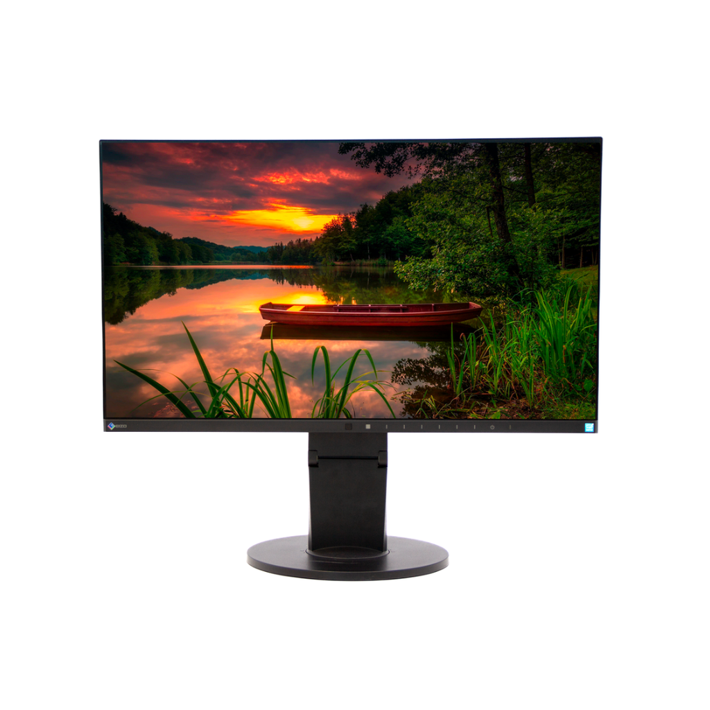 MONITOR EIZO 24" FHD FULL SCREEN EV2450 BLACK - HDMI , DISPLAY PORT , DVI  ,VGA