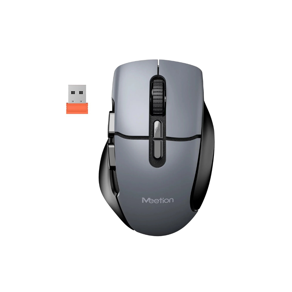 2.4G+Bluetooth wireless mouse Black+Gray - BTM001 - MEETION
