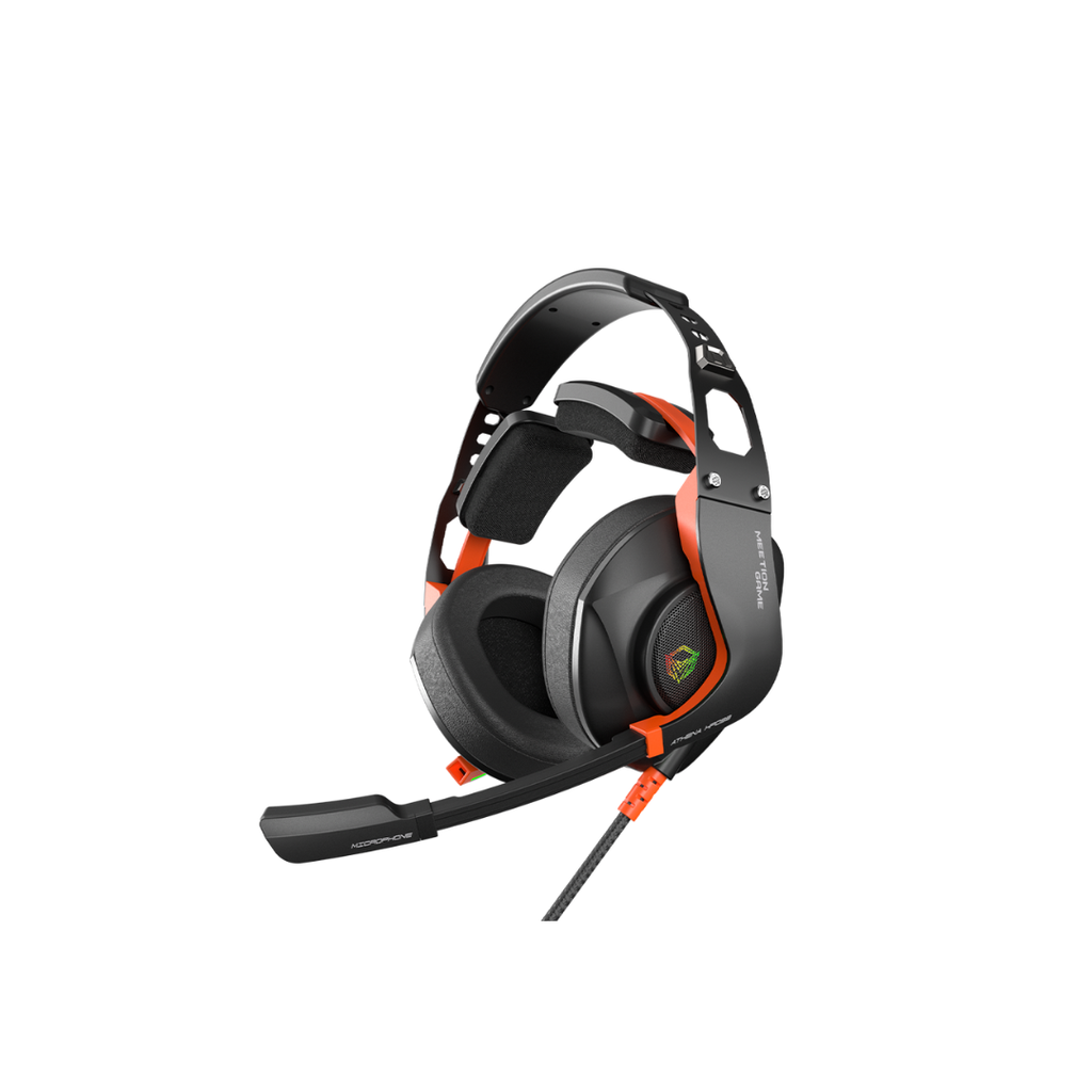 USB Wired Gaming headset Black+Orange - HP099 - MEETION