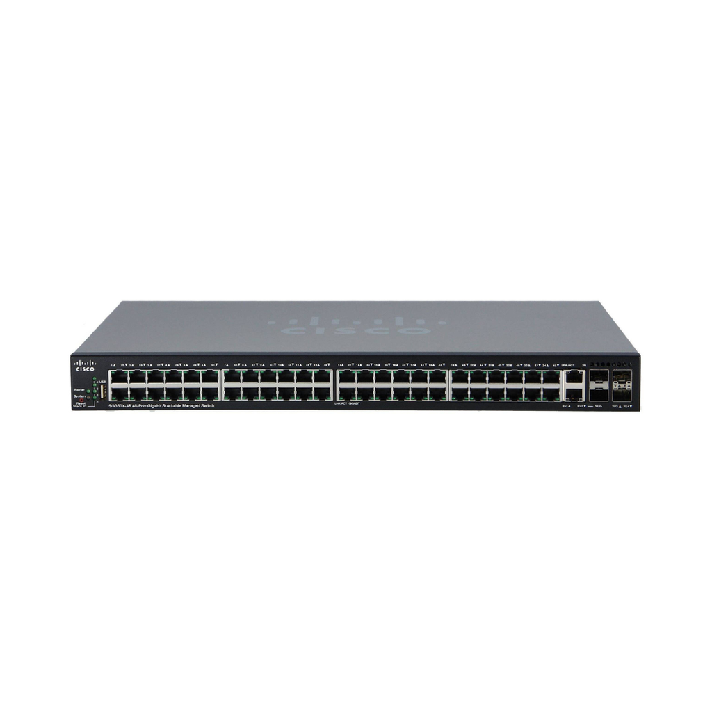 SWITCH CISCO POE GIGABITE SG350X - 48 PORTA