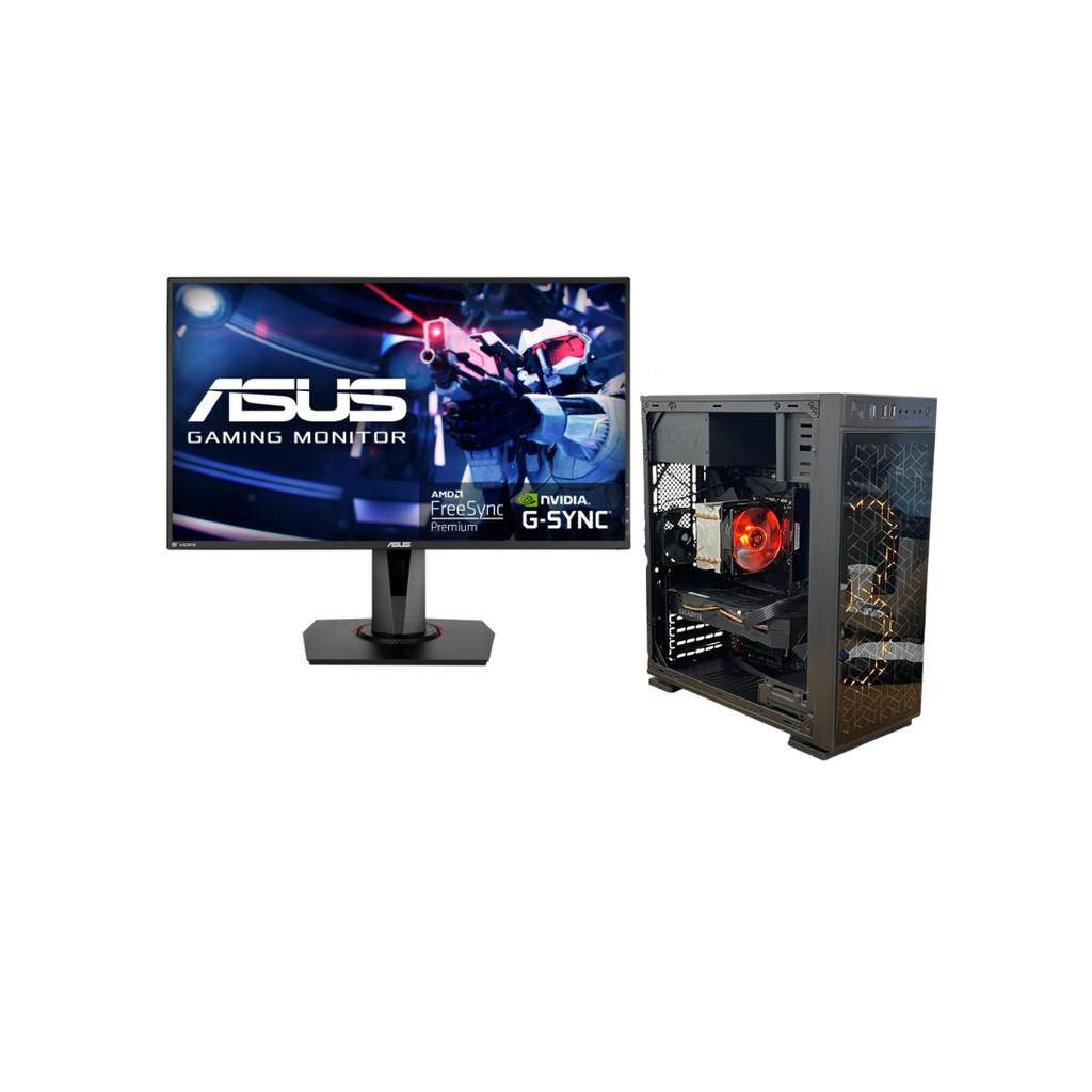 SET GAMING - RAM 16GB - PROC I5 GEN10 - SSD 1TB - GRAF RTX 2060 + MONITOR ASUS HDMI 27"