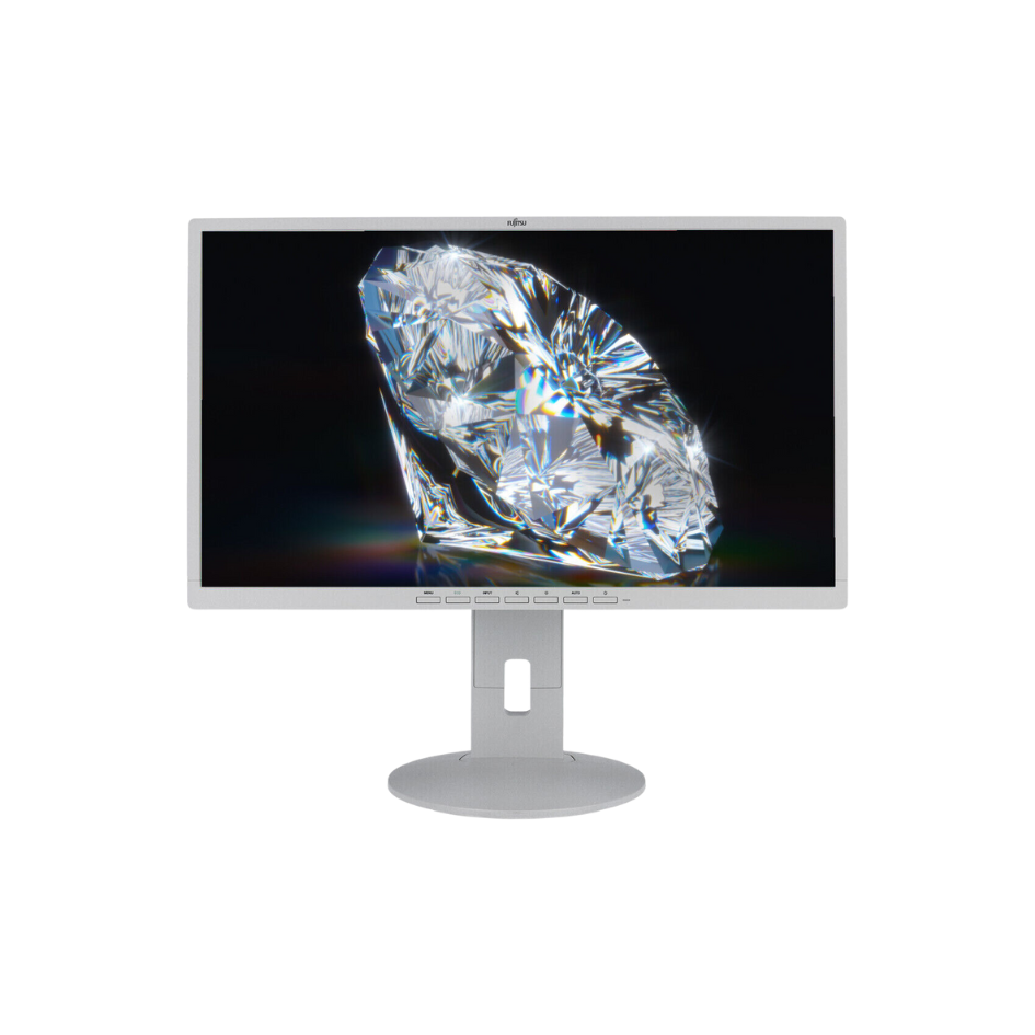 MONITOR FUJITSU 24" B24-8 TE PRO USED - DISPLAY PORT , DVI , VGA