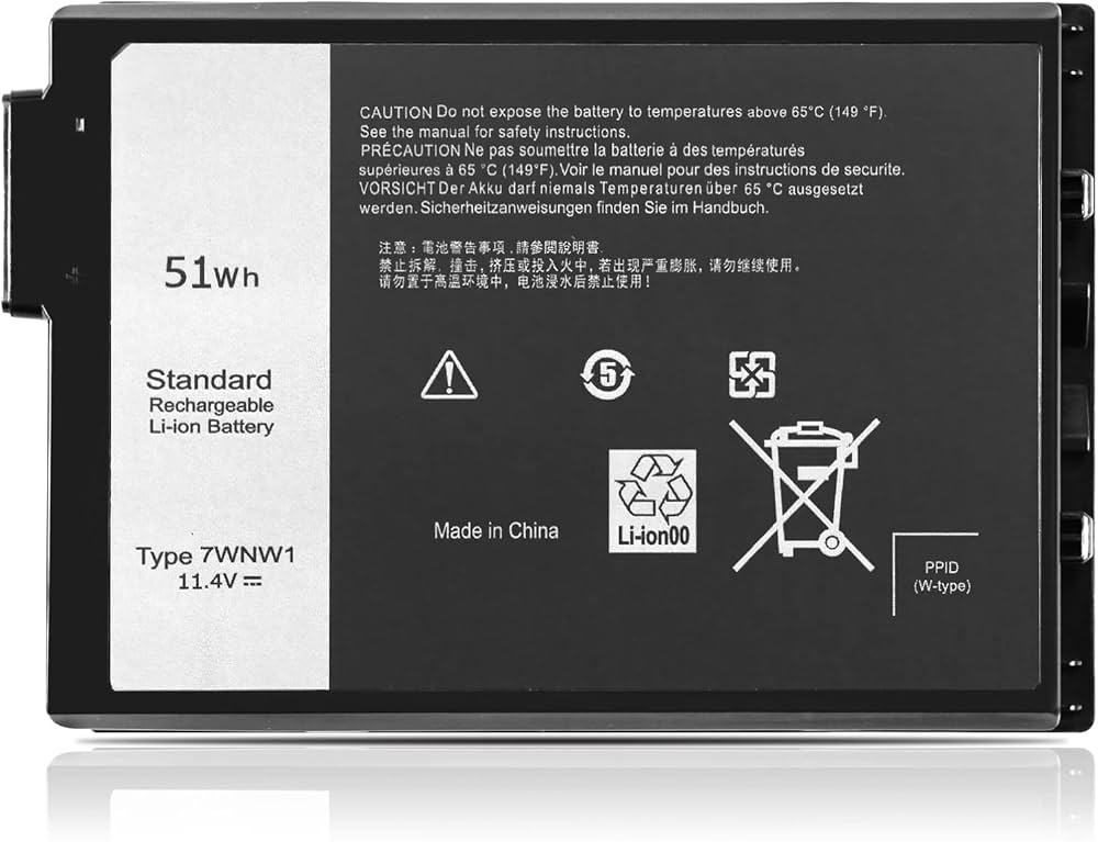 BATERI DELL E5420 - 5424 Rugged - 7WNW1