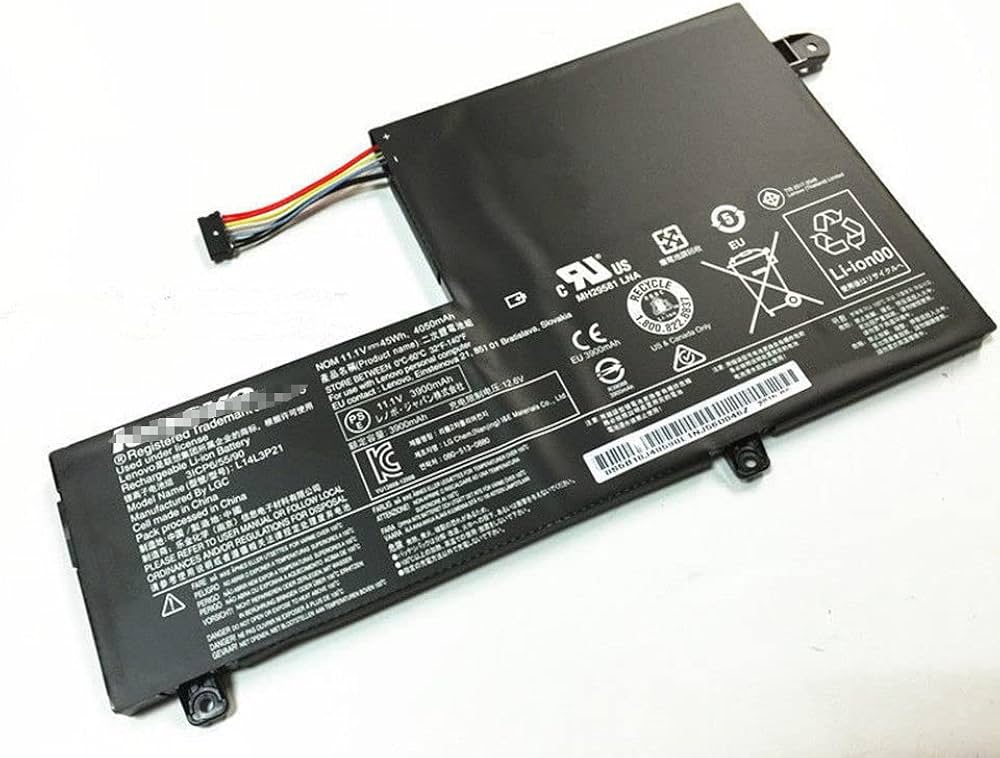 Battery For Lenovo Flex 3-14 3-15, ThinkPad Edge 2-1580, Yoga 500-14 500-15 Series LEN L14L3P21-A