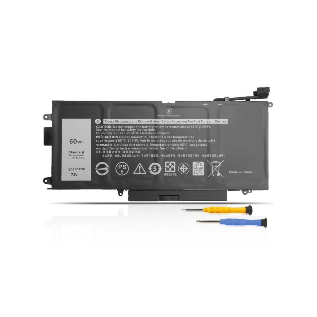 Battery for Dell Latitude 5289 E5289 7389 7390 2-in-1 DL K5XWW