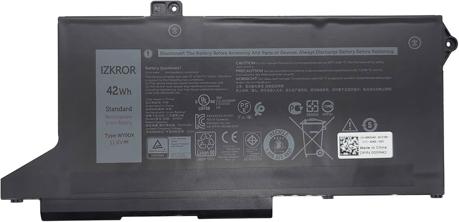  Battery for the Dell Latitude 5520, 5420 and Precision 3560  DL WY9DX