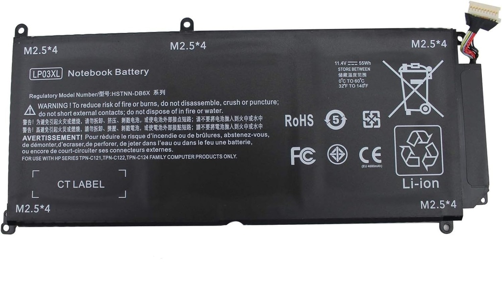 Battery HP Envy 15-ae000 H LP03XL