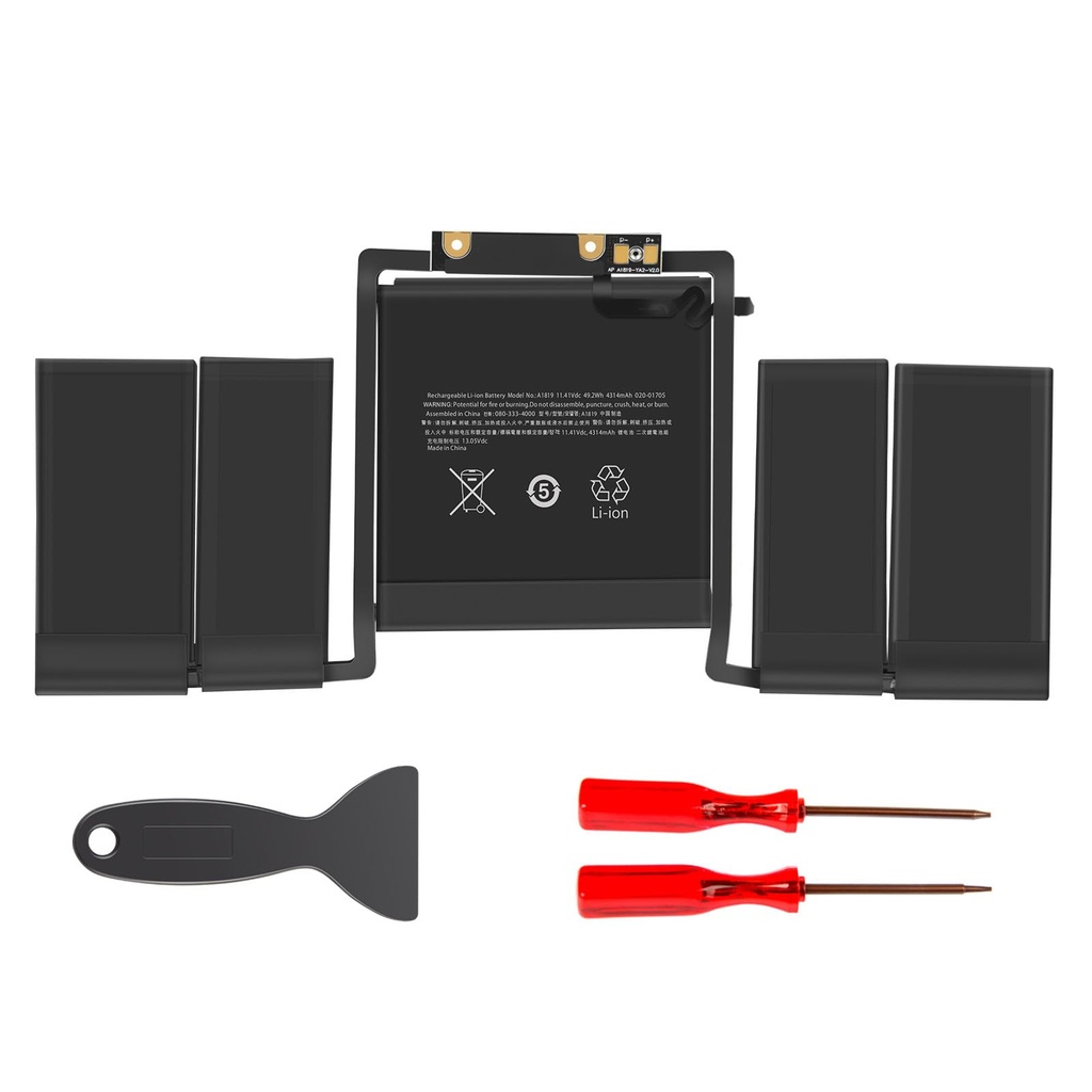 Macbook Pro 13" RATING 11.41V 49.2WH (A1706) Battery (A1819)  A2338