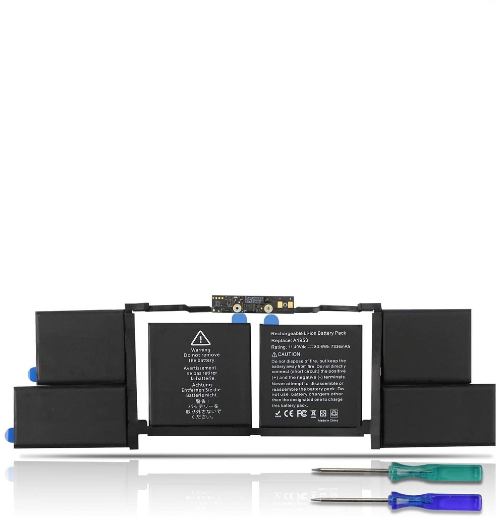 Battery for Apple MacBook Pro Retina 15" Touch Bar - Mid 2018 (A1990) AP A1953
