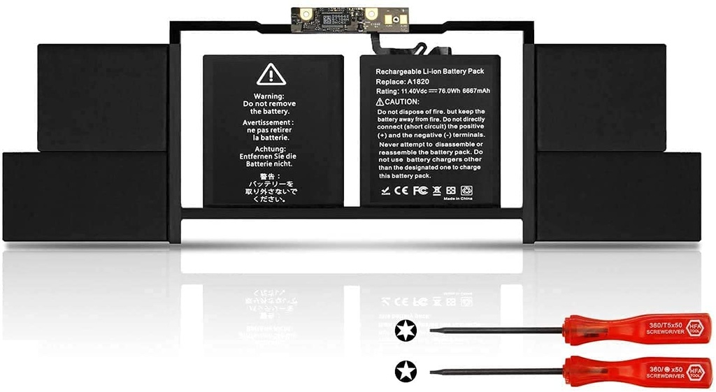 Macbook Pro 15" (A1707) Battery (2016-2017) (A1820) AP A1820